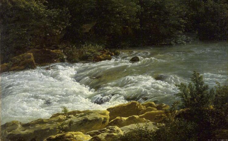 Joseph Bidauld Running Stream at San Cosimato china oil painting image